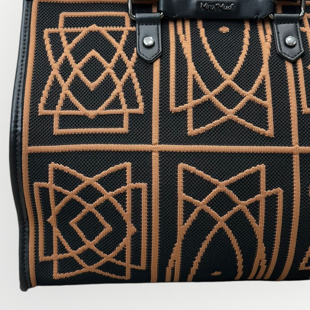 MIMI MUA' - BORSA SHOPPER MOTIVO GEOMETRICO