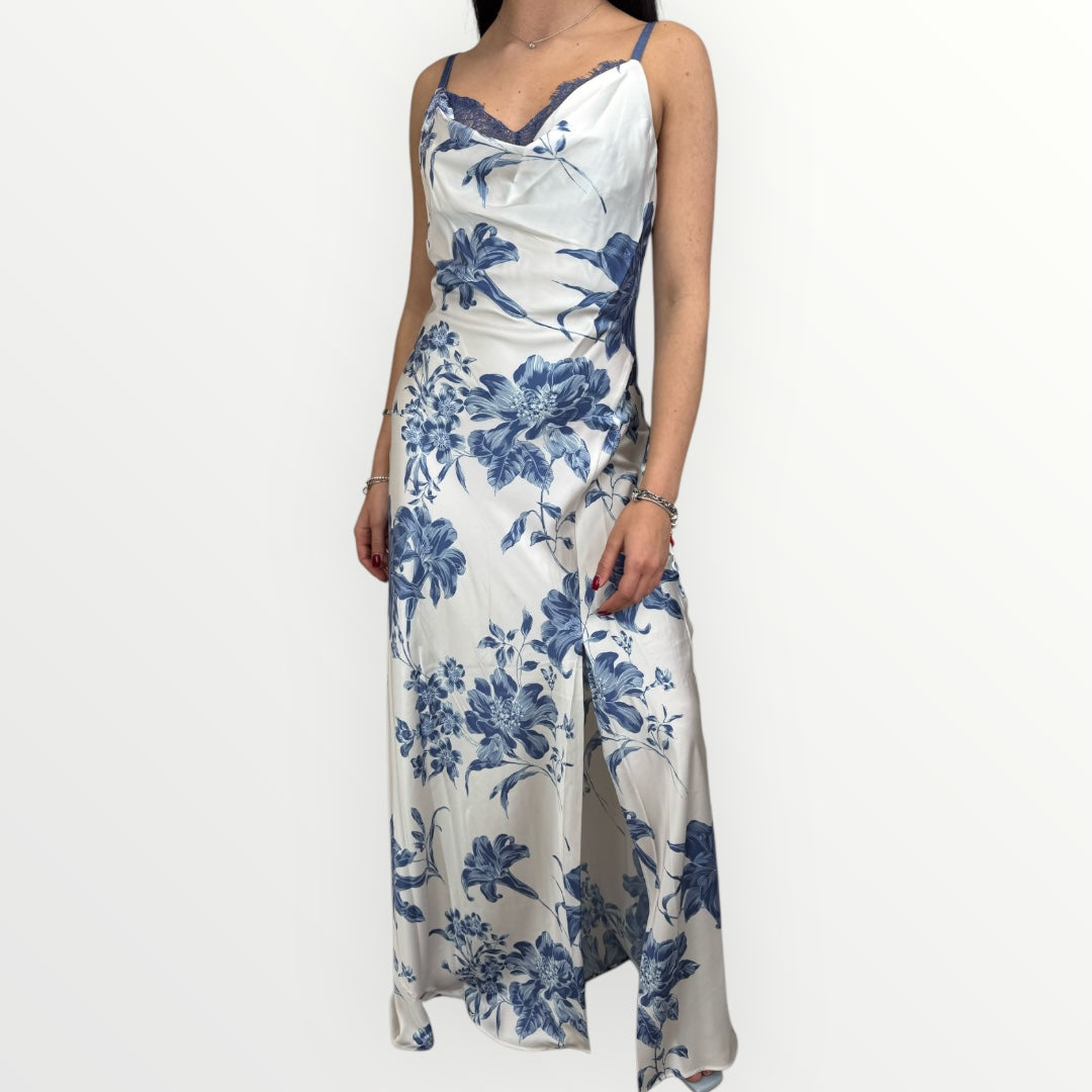 GUESS - ABITO LUNGO CON SPACCO