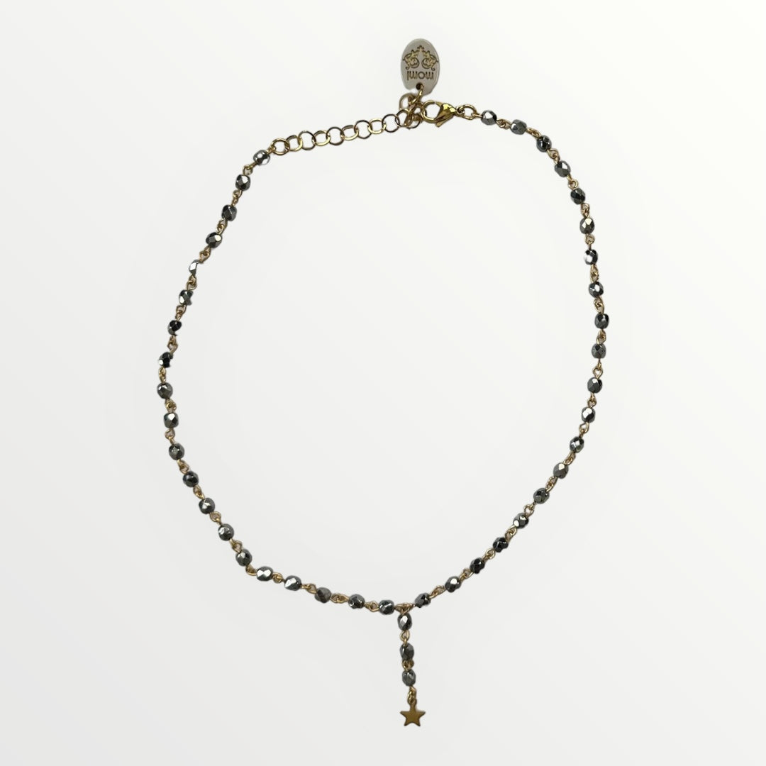 MOMI - COLLANA ROSARIO CORTO STELLA