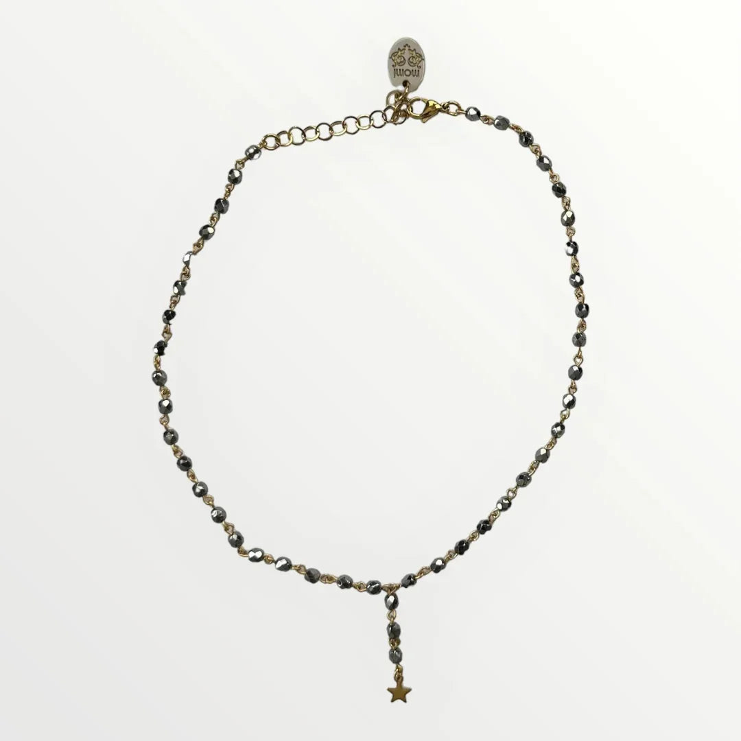 MOMI - COLLANA ROSARIO CORTO STELLA