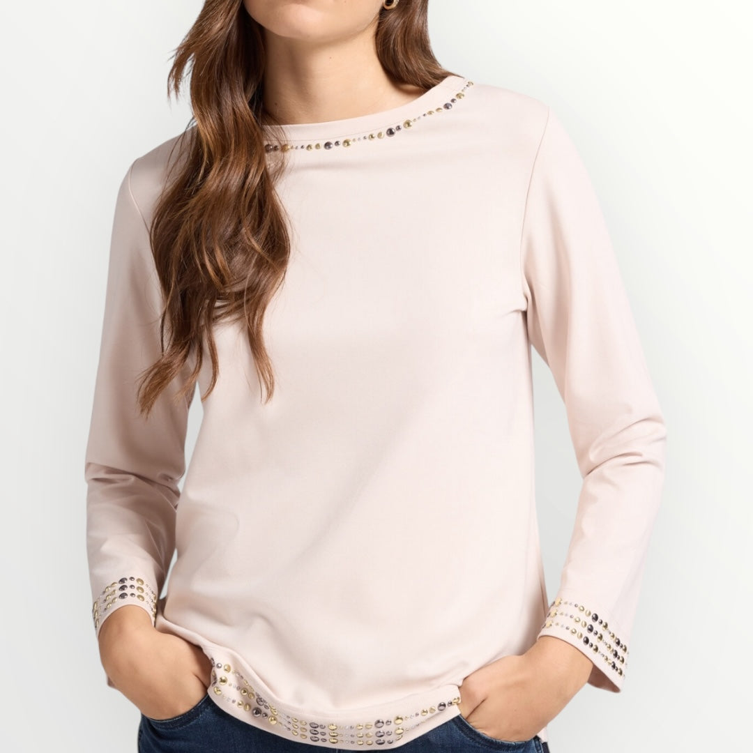 ELENA MIRO' - MAGLIA CON BORCHIE