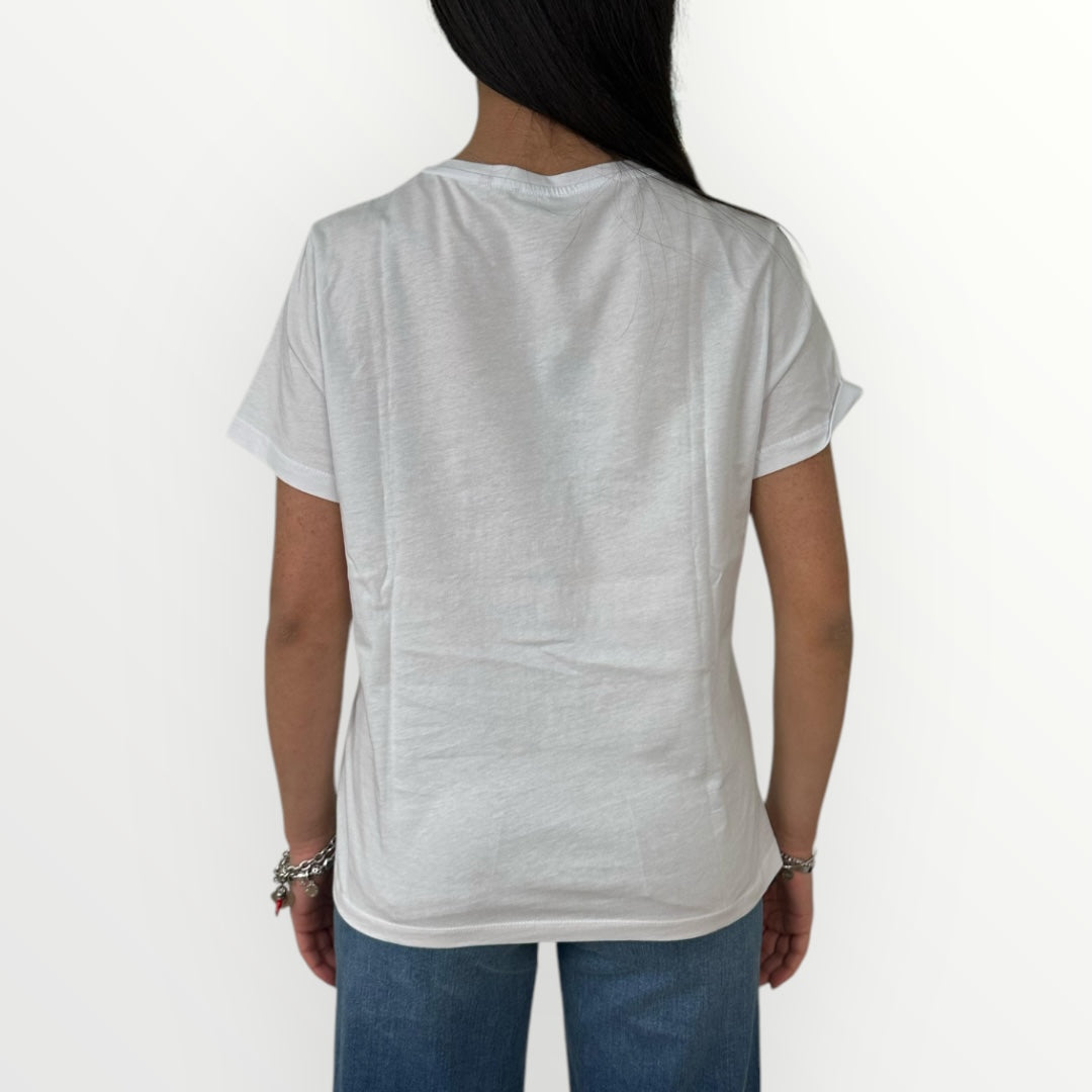 EMME MARELLA - T-SHIRT FOGLIA
