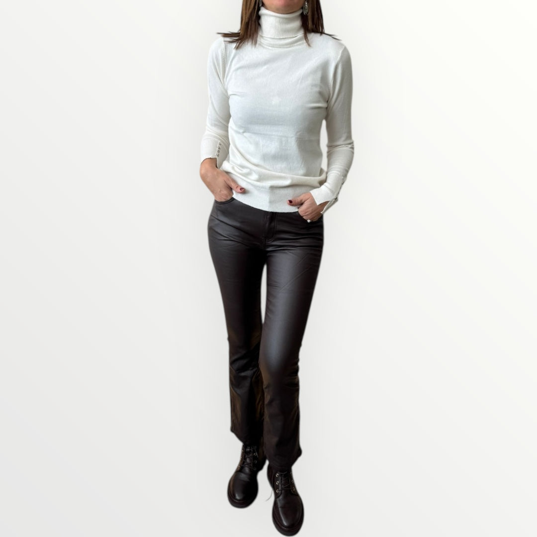 LOFT.73 - PANTALONE RICCIO