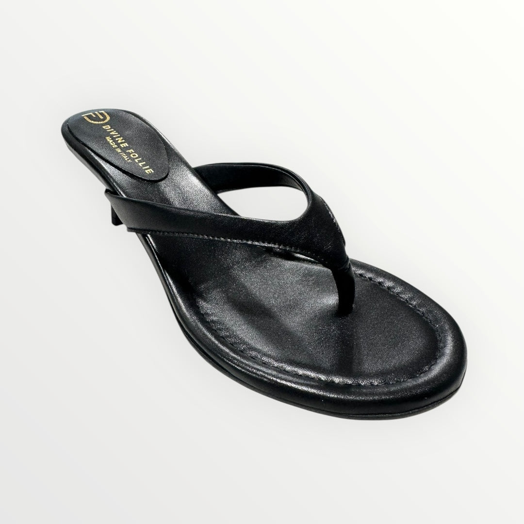 DIVINE FOLLIE - SANDALO INFRADITO CON TACCO