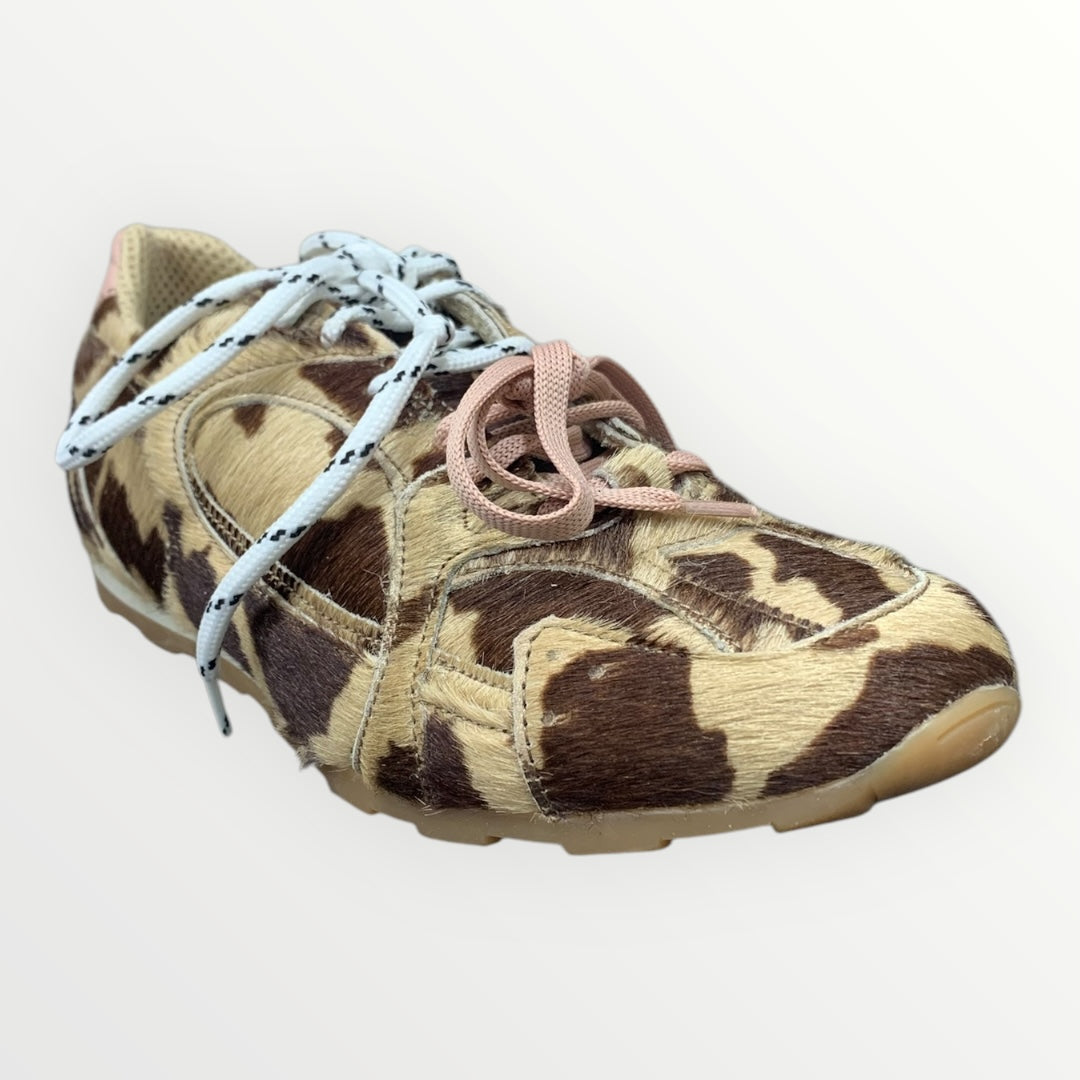 DIVINE FOLLIE - SNEAKER MACULATE CON LACCI BICOLOR