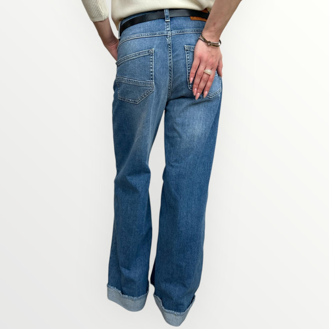 PLEASE - JEANS A PALAZZO