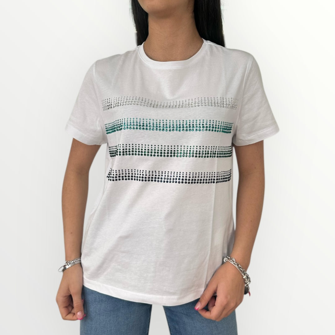 EMME MARELLA - T-SHIRT FOGLIA