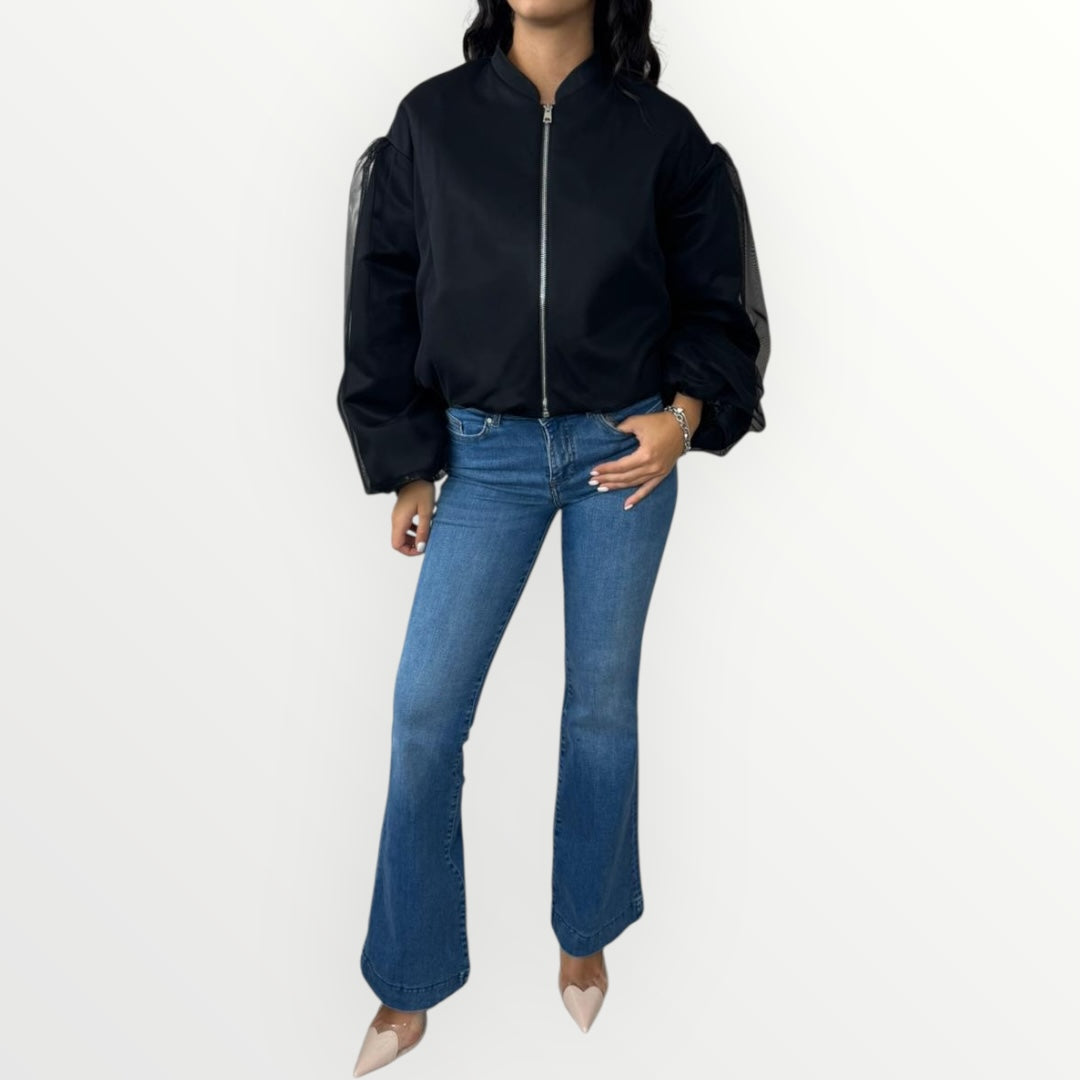 IMPERIAL - BOMBER IN TULLE