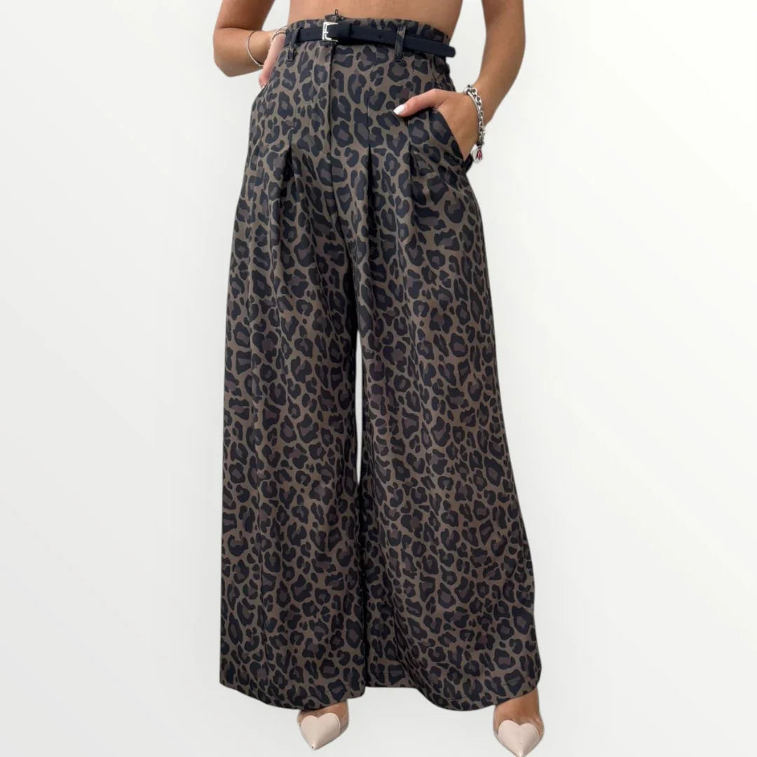 IMPERIAL - PANTALONE A PALAZZO CON PINCE