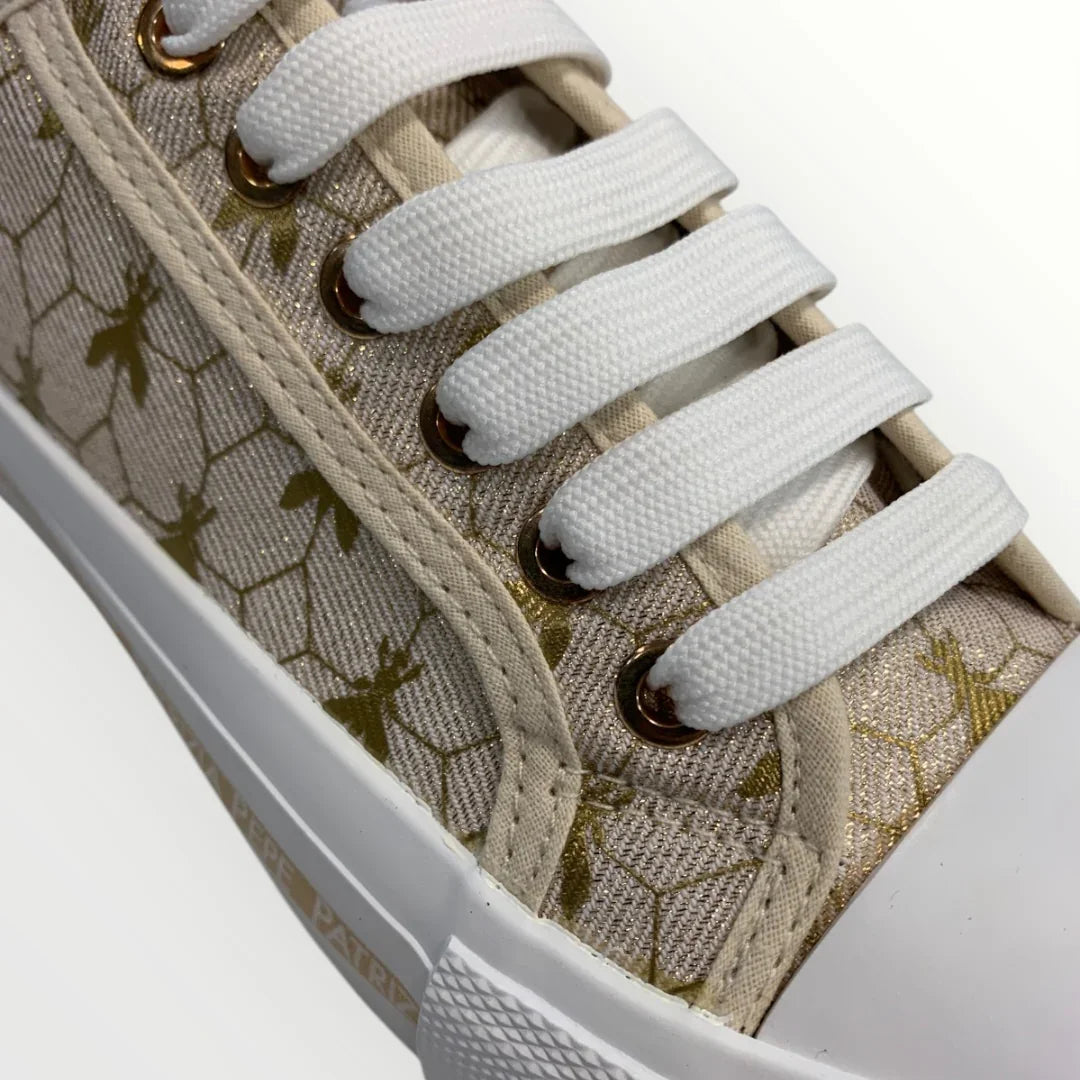 PATRIZIA PEPE - SNEAKER CON STAMPE DORATE