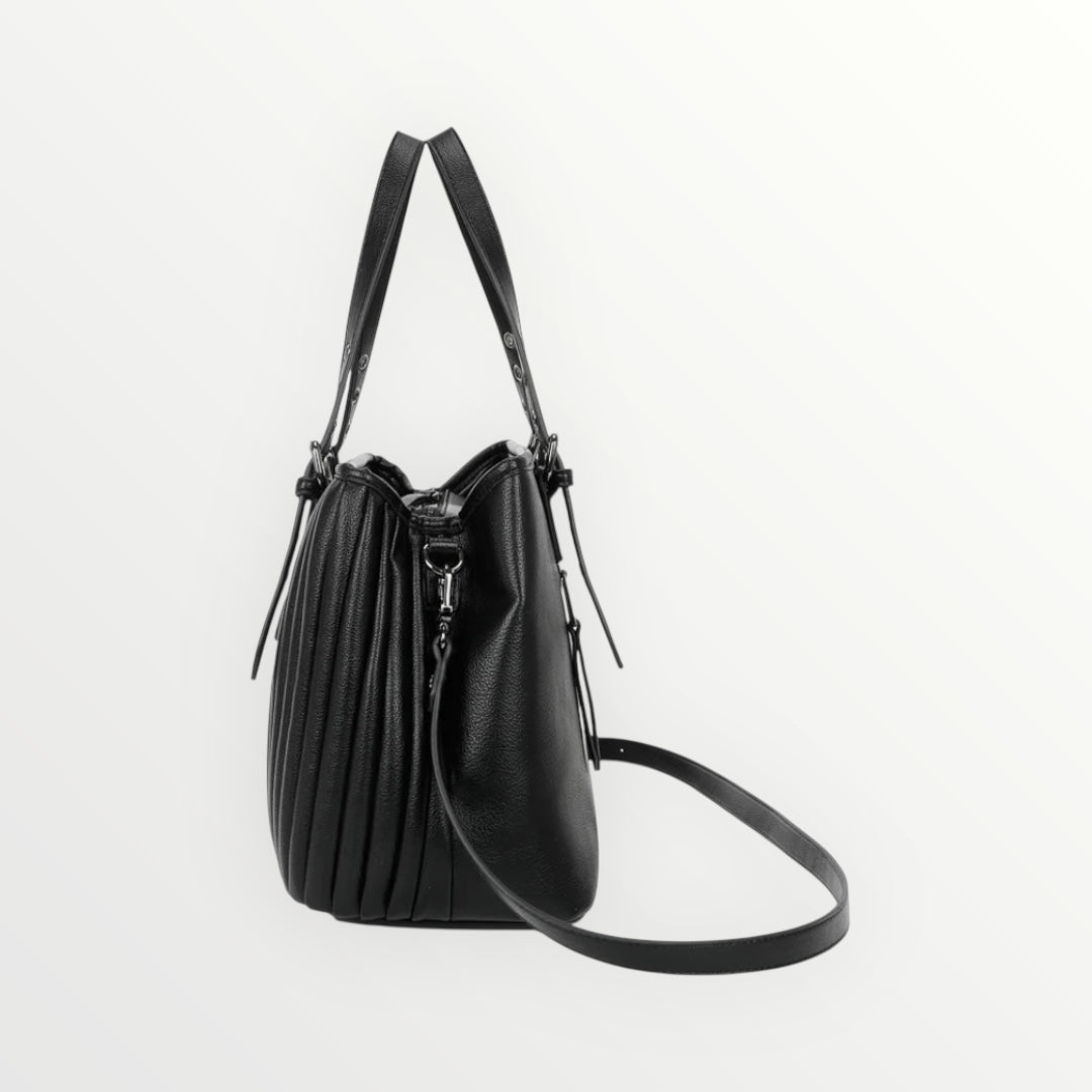 MIMI MUA' - BORSA SHOPPING PLISSETTATA