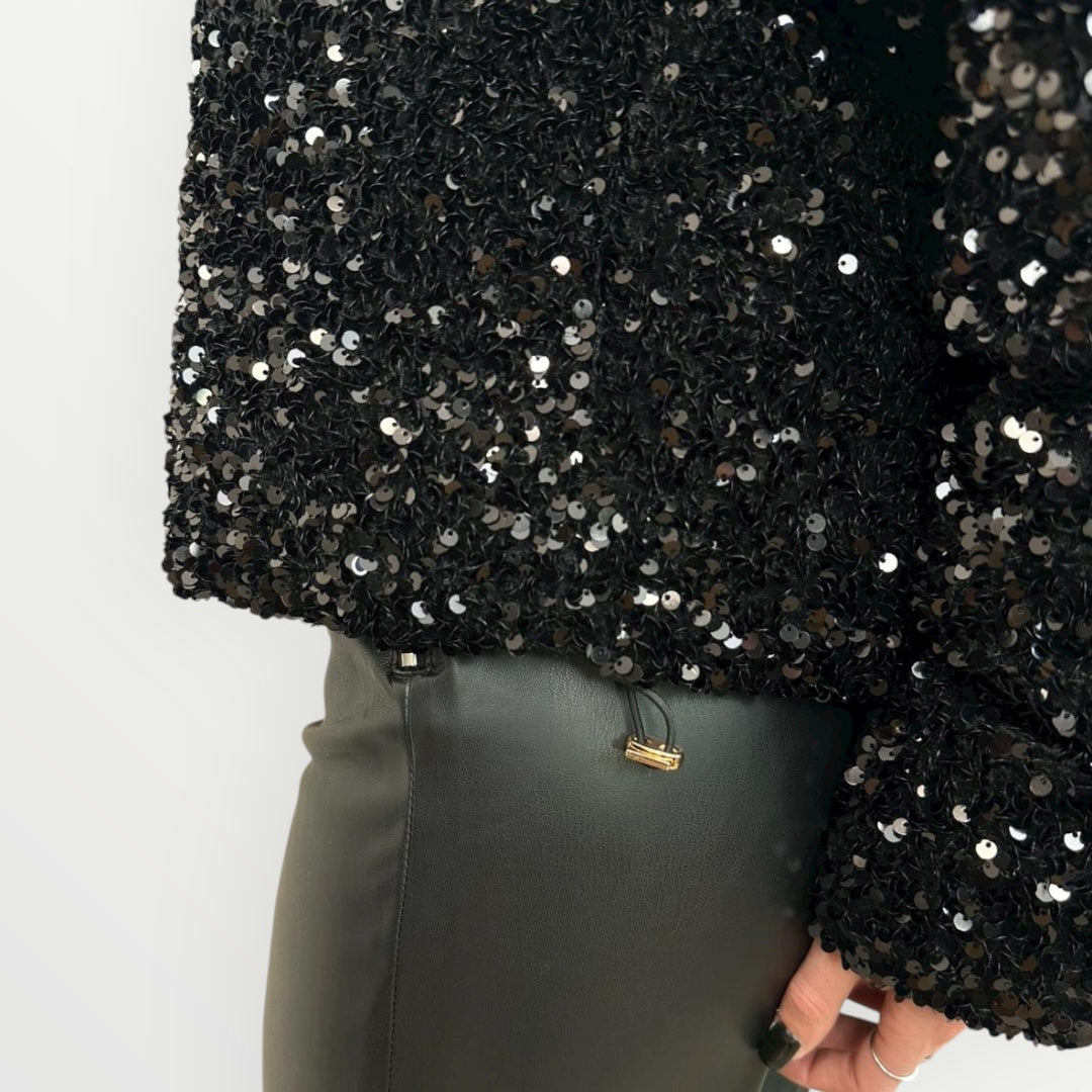 FRACOMINA - GIUBBOTTO CON PAILLETTES