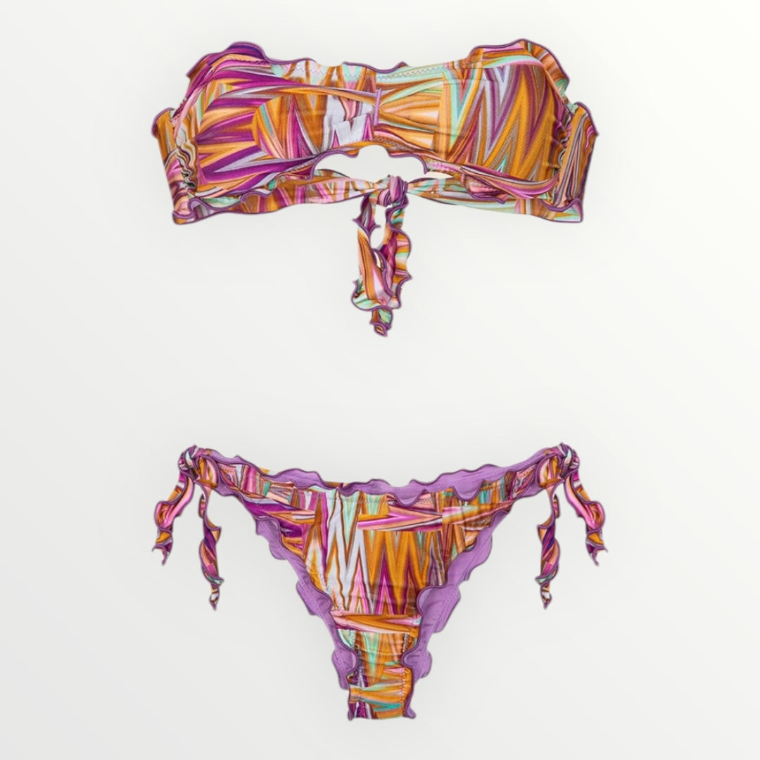 EFFEK - BIKINI A FASCIA CON ARRICCIATURE