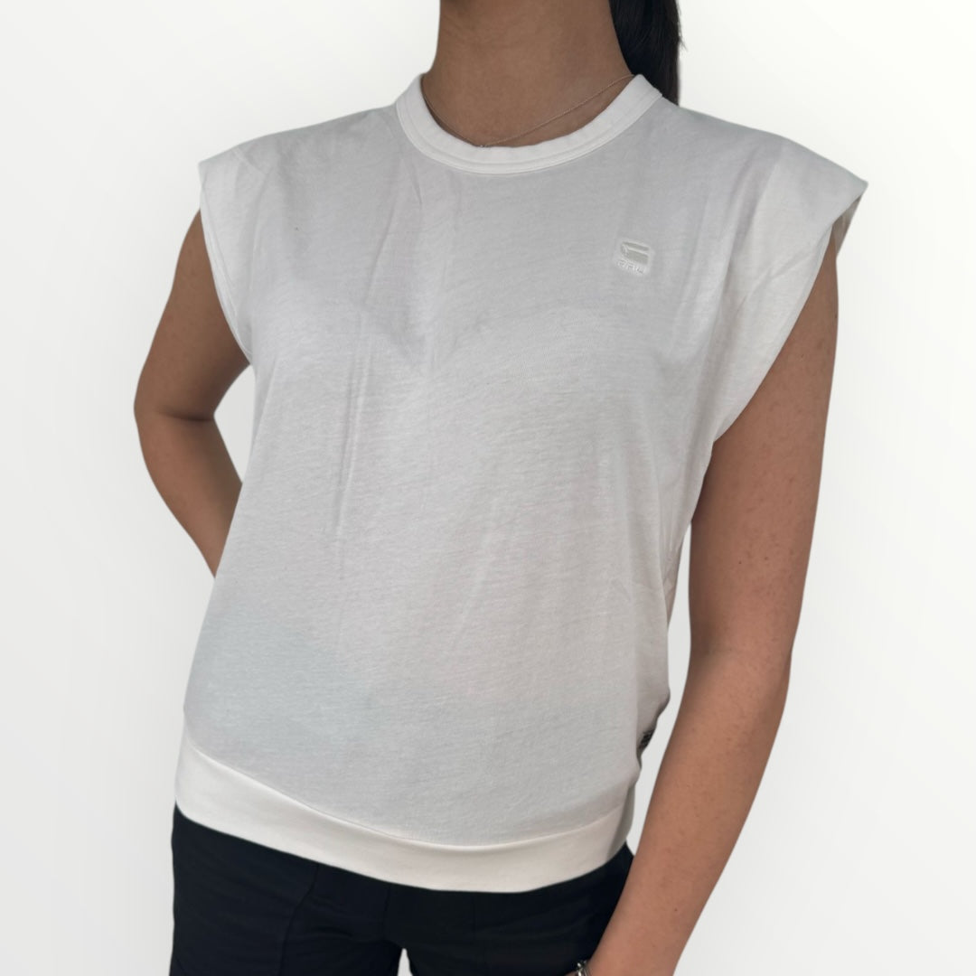 G-STAR RAW - T-SHIRT CON APERTURA SUL RETRO