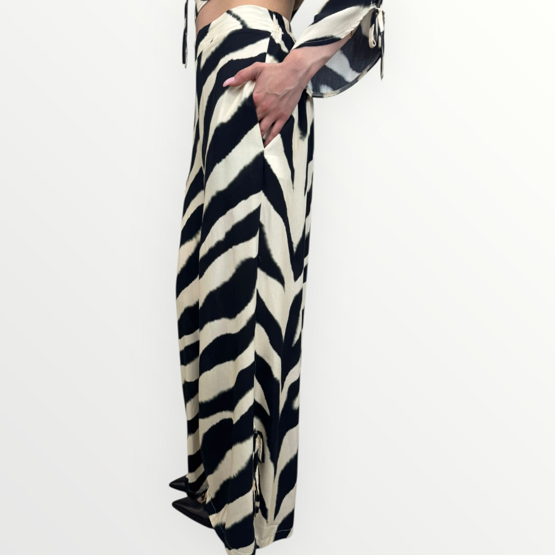 HAVEONE - PANTALONE CON LACCETTI