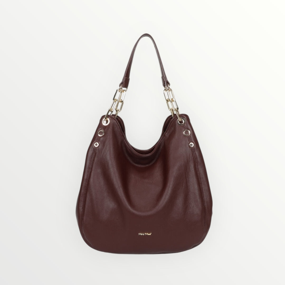 MIMI MUA' - BORSA HOBO CON OCCHIELLI
