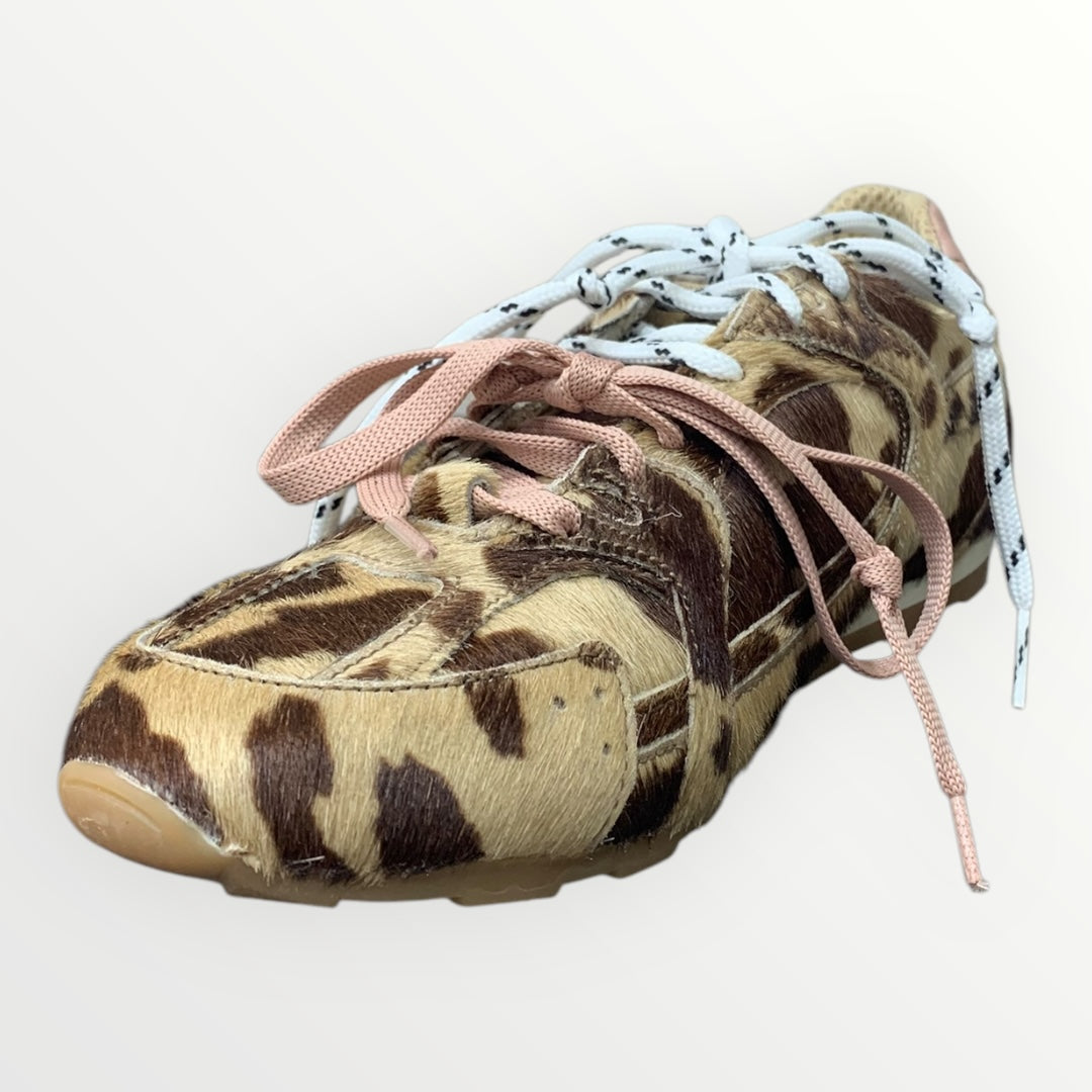 DIVINE FOLLIE - SNEAKER MACULATE CON LACCI BICOLOR