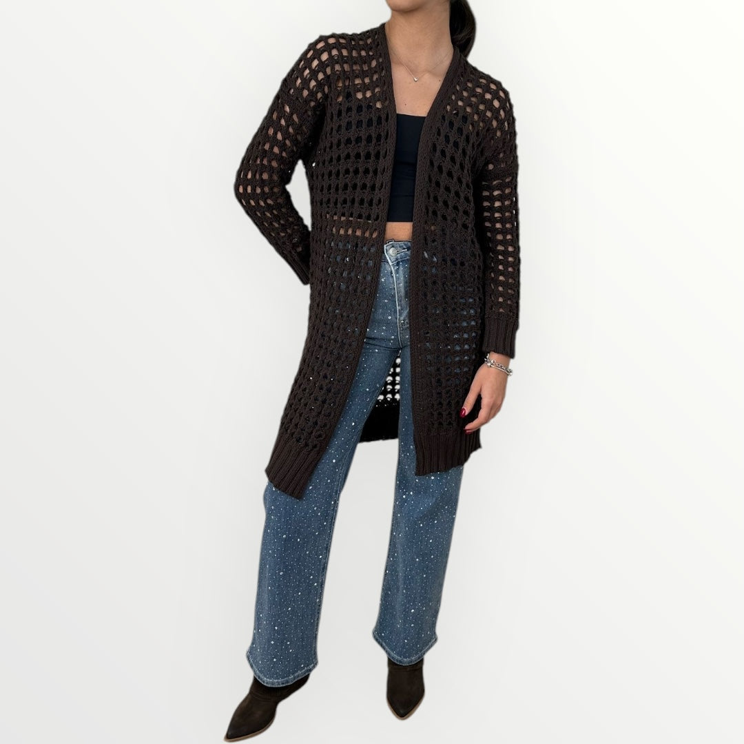 KING KONG - CARDIGAN TRAFORATO
