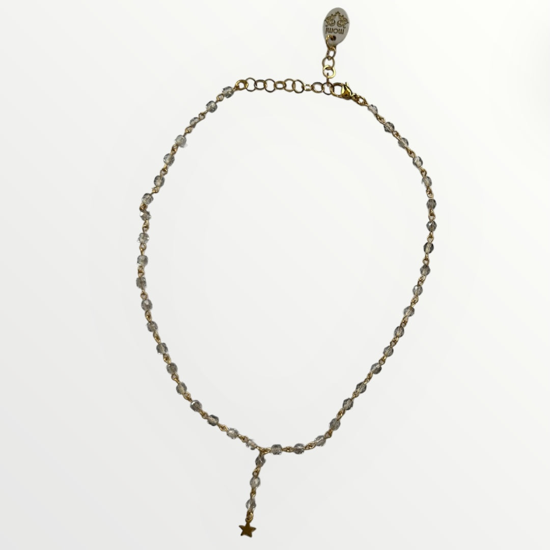 MOMI - COLLANA ROSARIO CORTO STELLA
