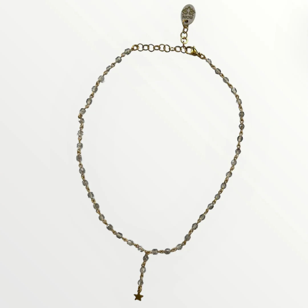 MOMI - COLLANA ROSARIO CORTO STELLA