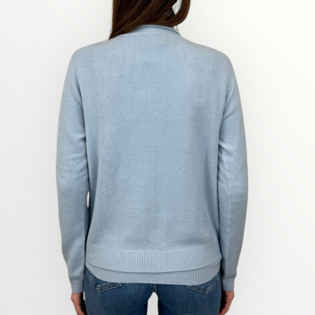 ANGELA DAVIS - CARDIGAN SLIM CON BOTTONCINI