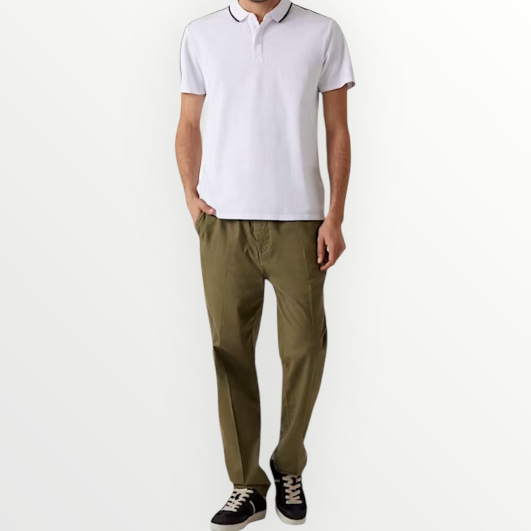 GUESS - POLO CON FINITURE A CONTRASTO