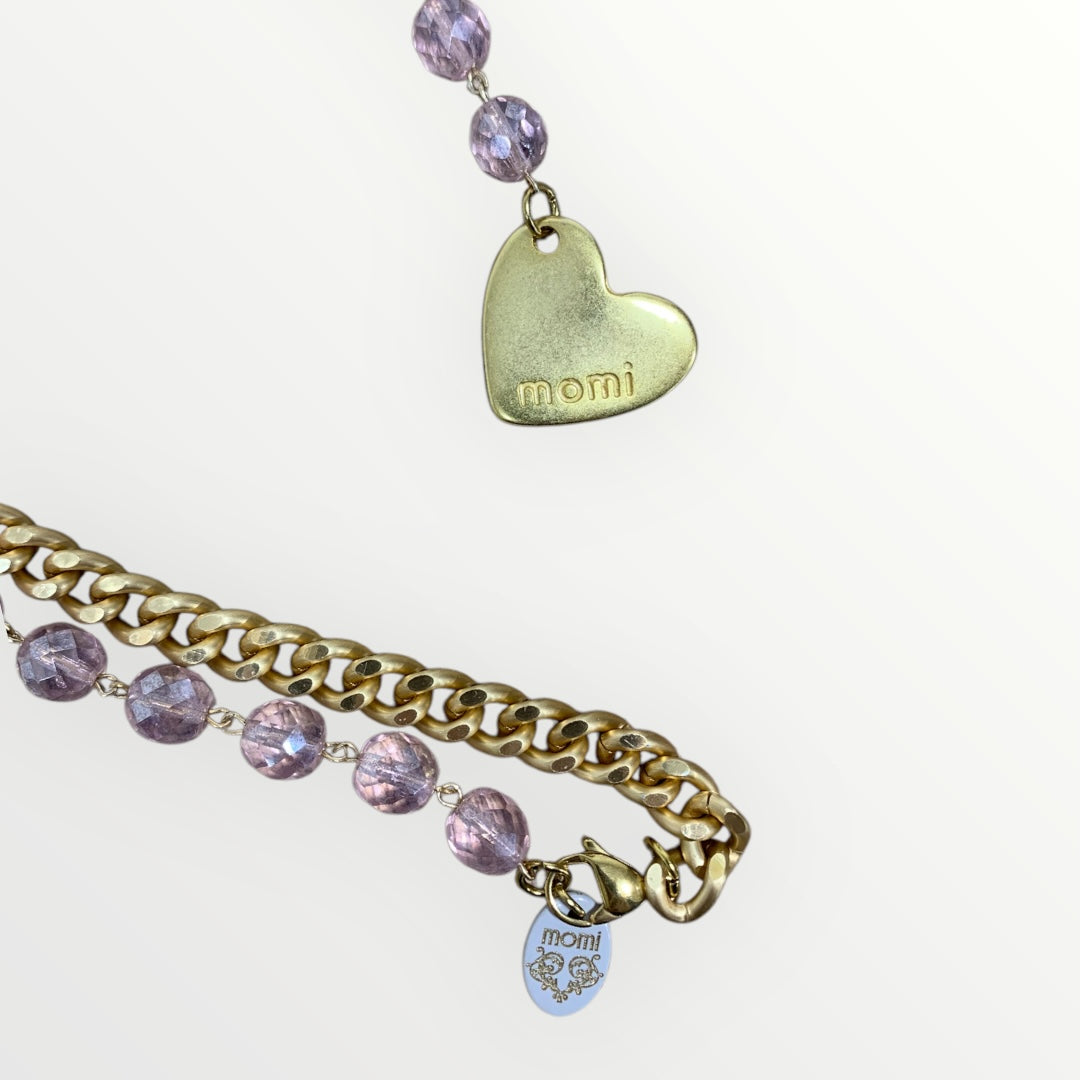 MOMI - COLLANA FRANCESCA LUNGA CUORE