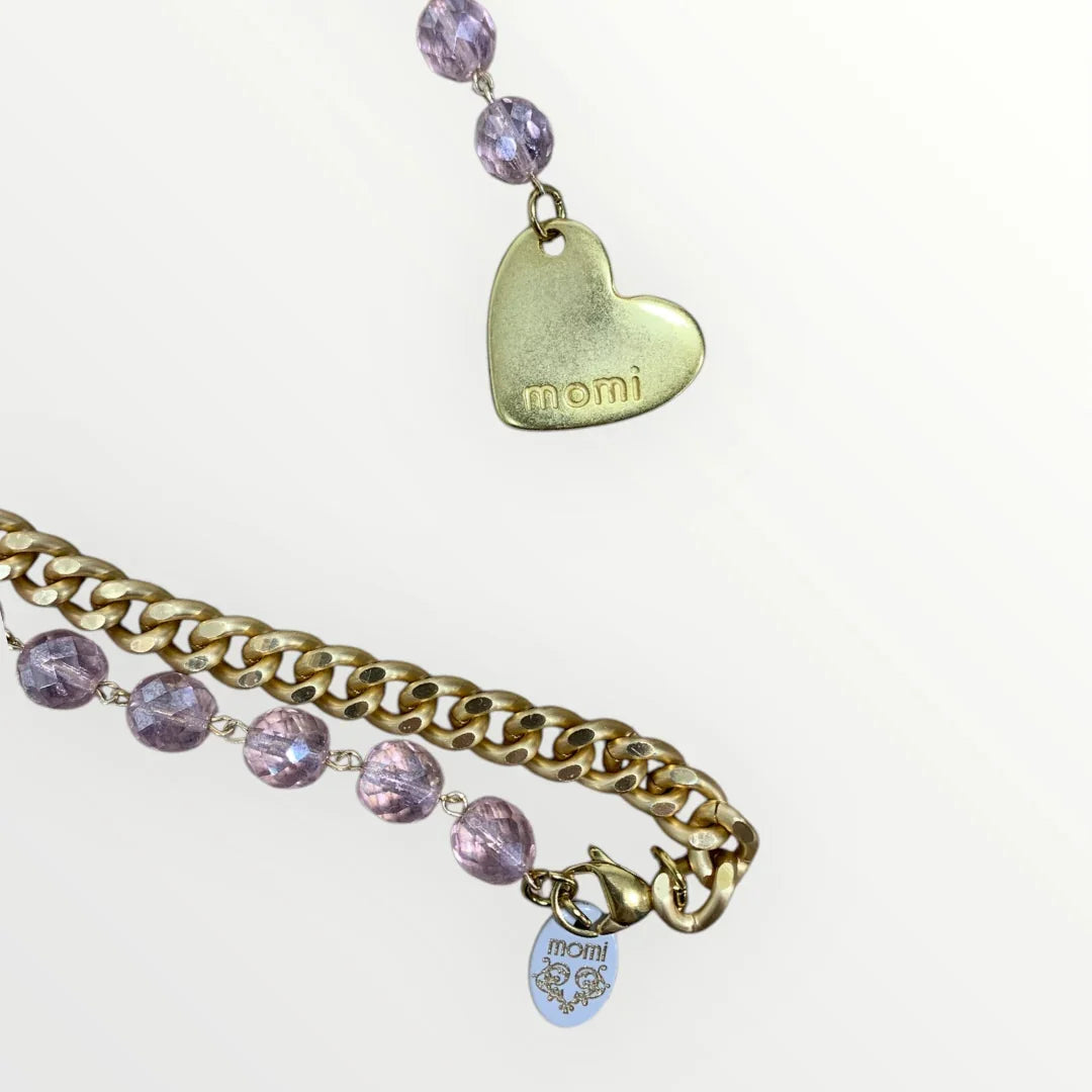 MOMI - COLLANA FRANCESCA LUNGA CUORE