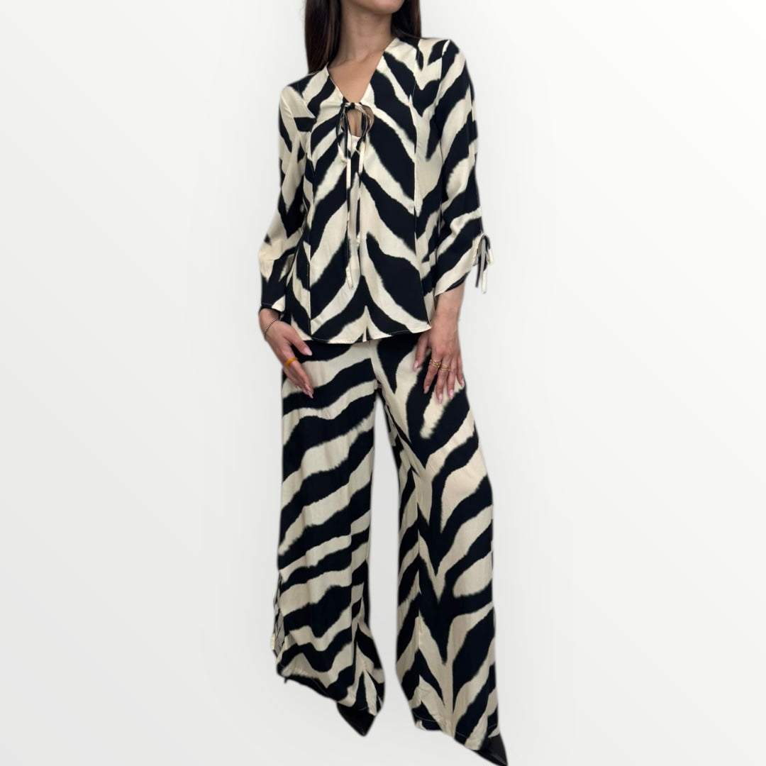 HAVEONE - BLUSA CON LACCETTI REGOLABILI