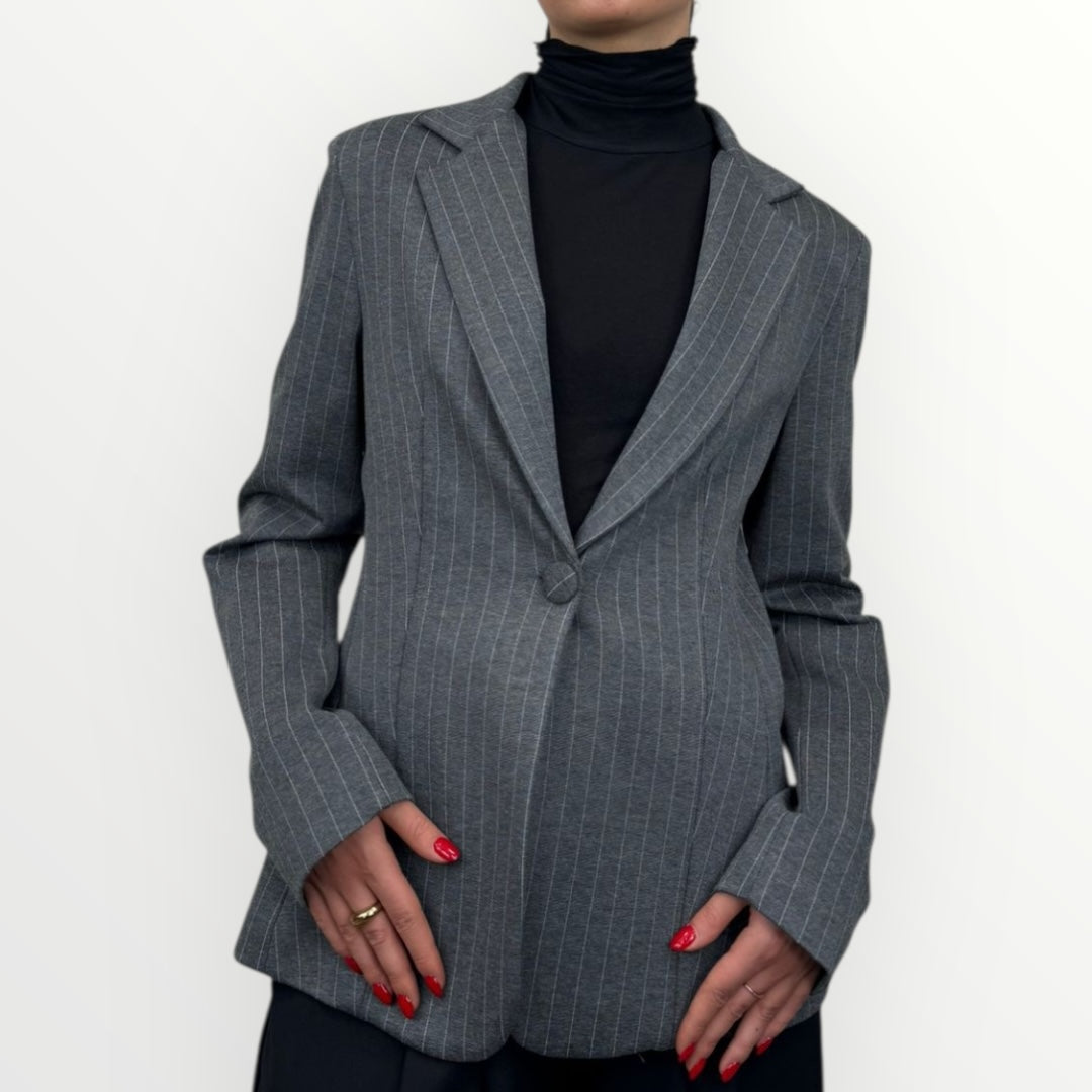 HAVEONE - GIACCA GESSATA MONOPETTO