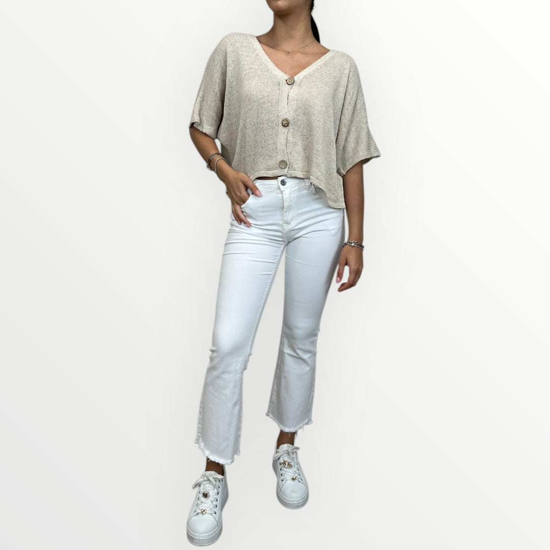 LOFT.73 - CARDIGAN MELOGRANO