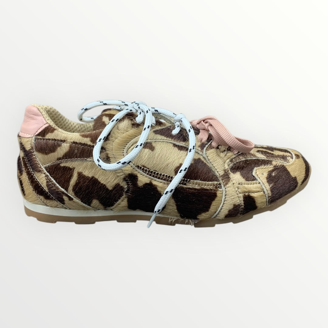 DIVINE FOLLIE - SNEAKER MACULATE CON LACCI BICOLOR