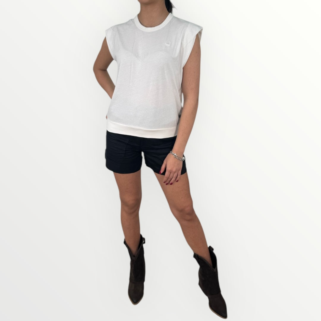G-STAR RAW - T-SHIRT CON APERTURA SUL RETRO