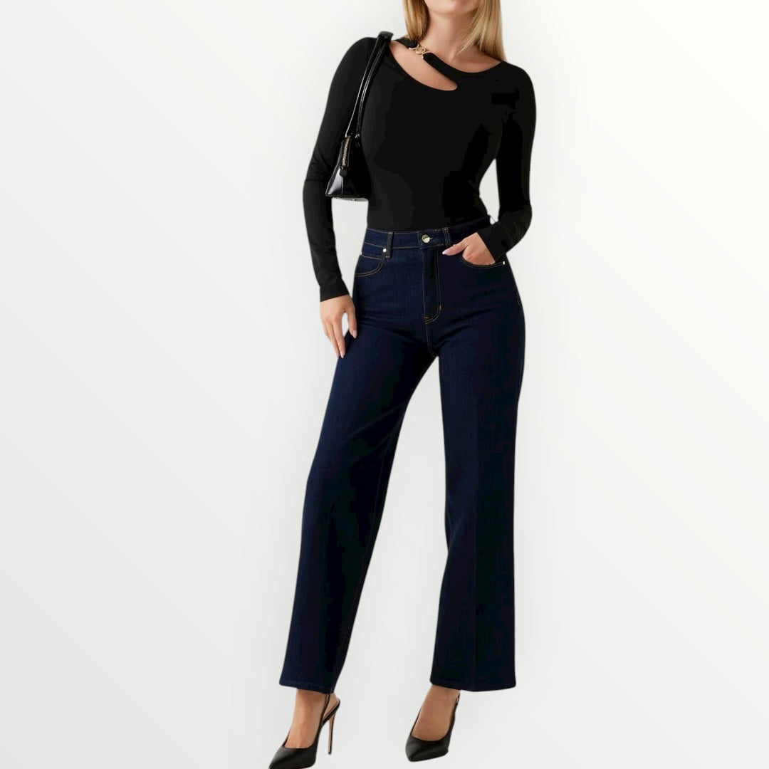 GUESS - MAGLIA CON CUT-OUT E LOGO