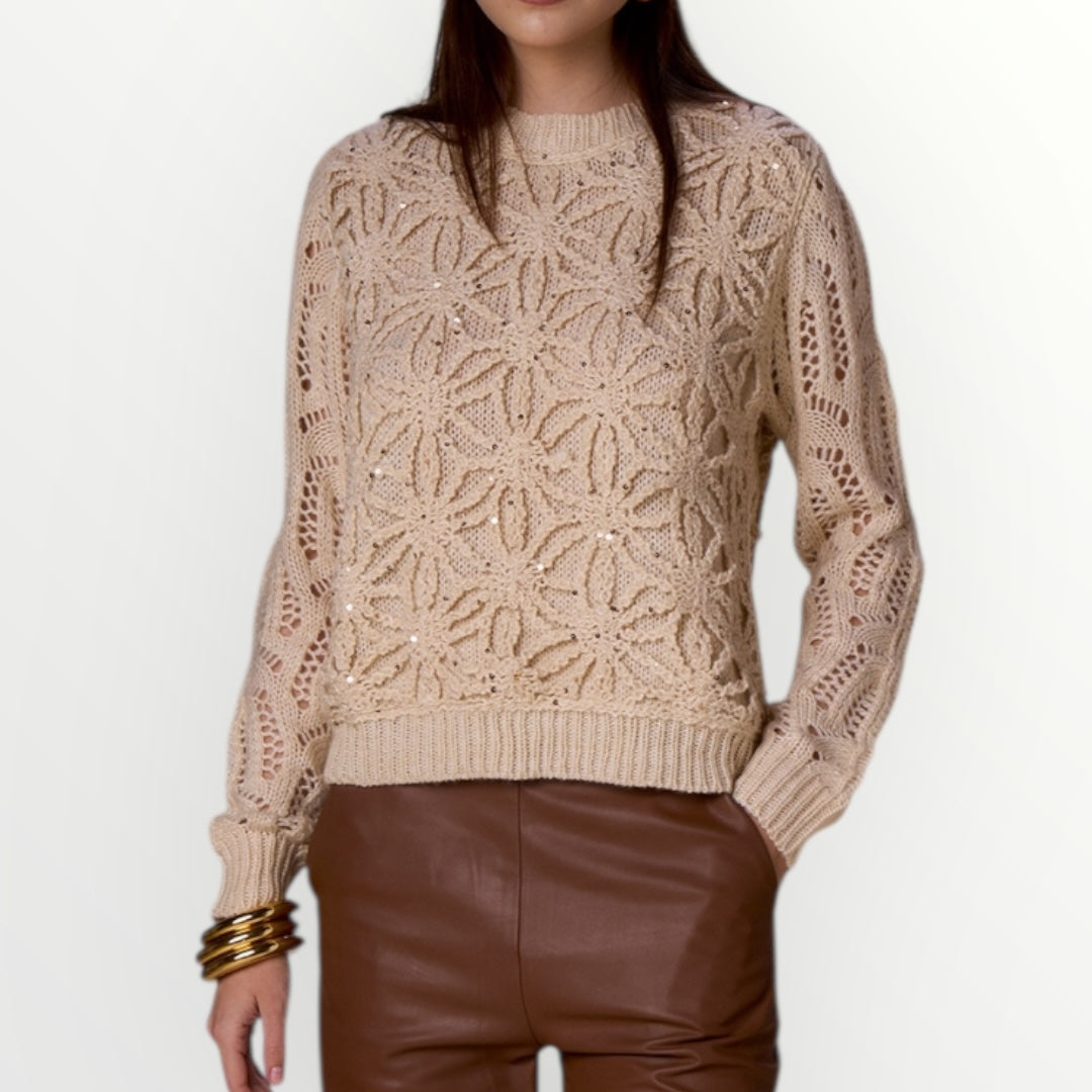 NO SECRETS - MAGLIA CROCHET