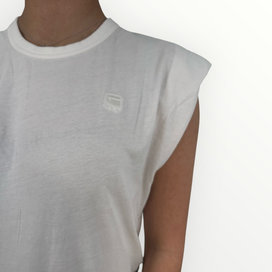 G-STAR RAW - T-SHIRT CON APERTURA SUL RETRO