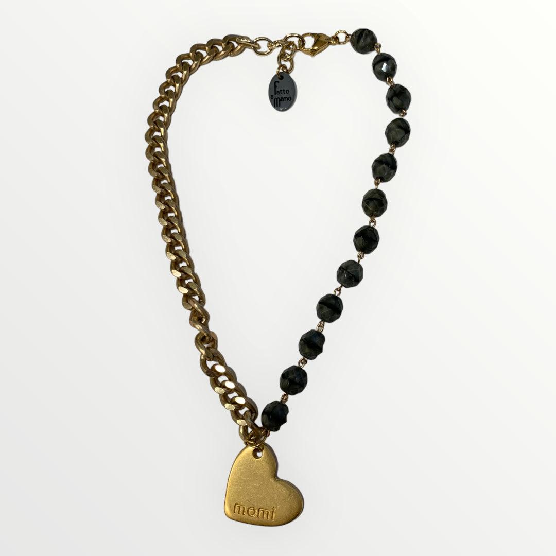 MOMI - COLLANA FRANCESCA CORTA CUORE - LOFT.73