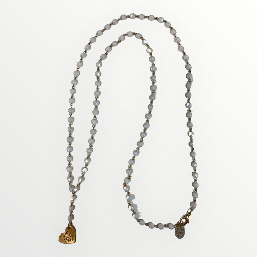MOMI - COLLANA ROSARIO LUNGO CUORE - LOFT.73