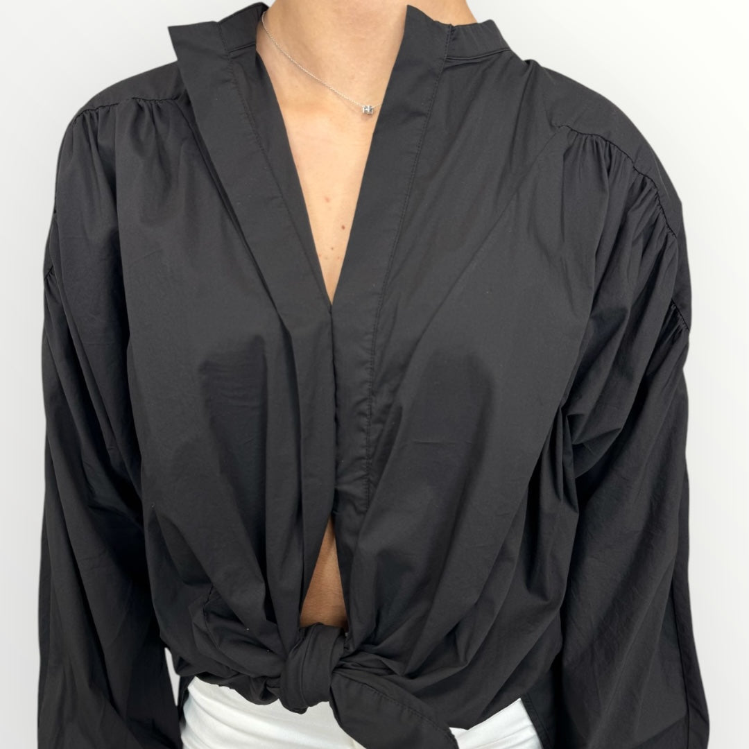 DIXIE - CAMICIA CON MANICHE A PALLONCINO