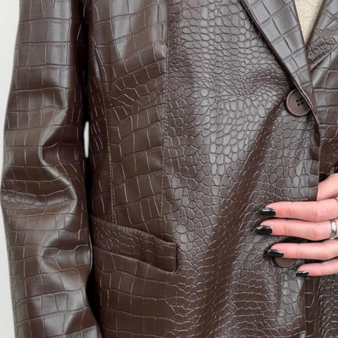 KING KONG - GIACCA STAMPA COCCODRILLO