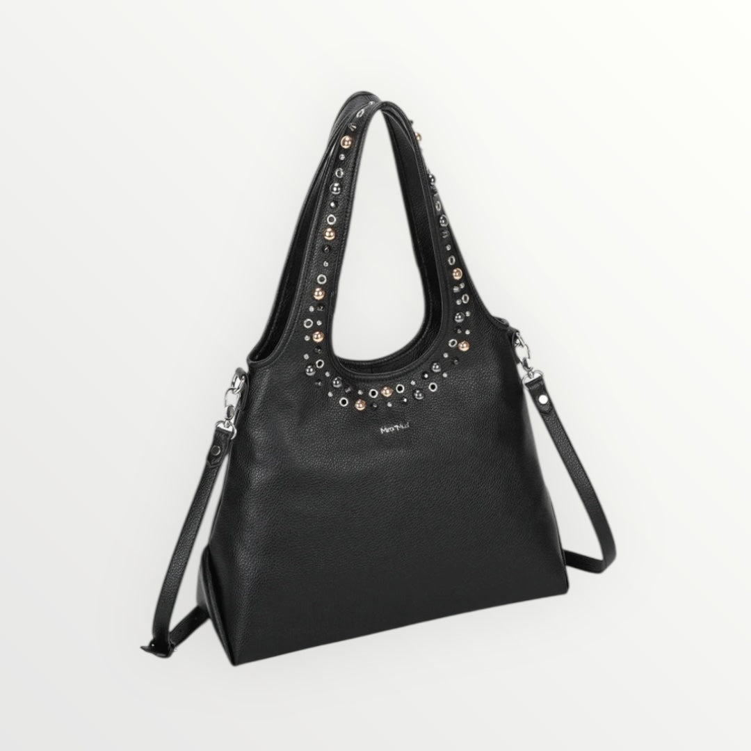 MIMI MUA' - BORSA A SACCA CON BORCHIE