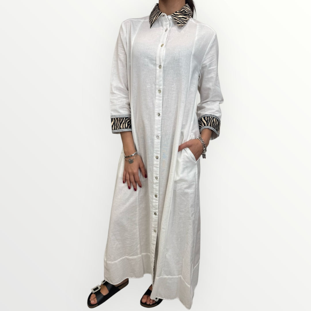 LOLA CASADEMUNT - ABITO CON COLLETTO A CAMICIA