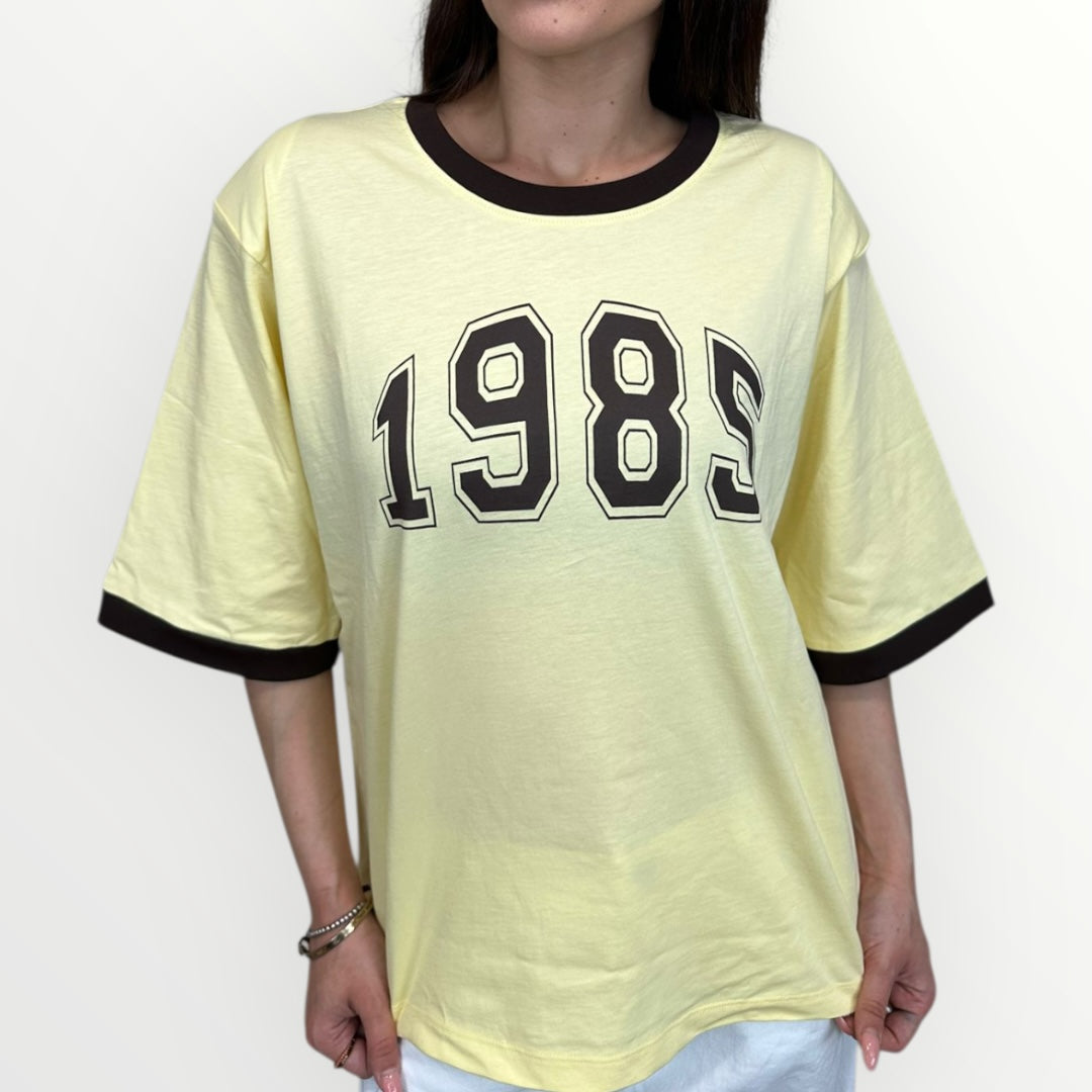 HAVEONE - T-SHIRT CON SPALLE IMBOTTITE