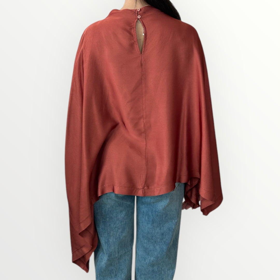 KING KONG - BLUSA CON MANICHE A PIPISTRELLO