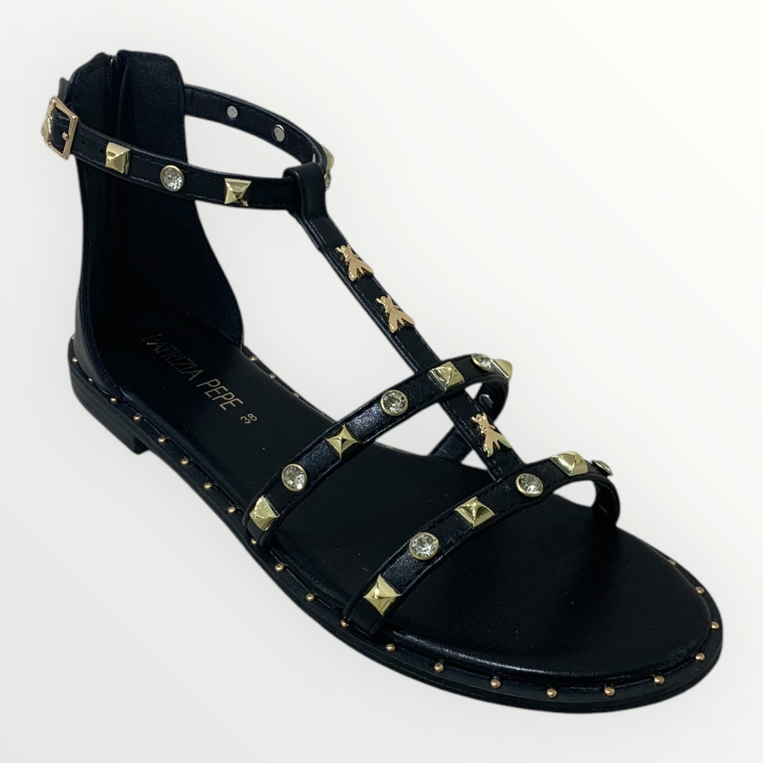 PATRIZIA PEPE - SANDALO CON BORCHIE