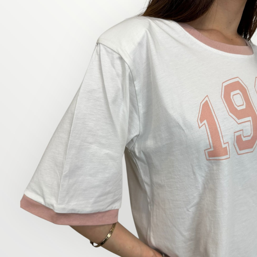 HAVEONE - T-SHIRT CON SPALLE IMBOTTITE