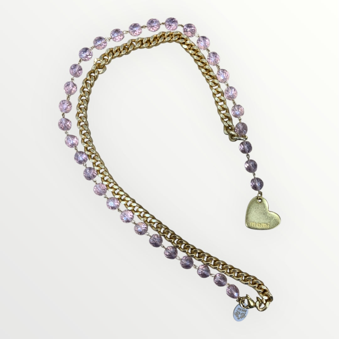 MOMI - COLLANA FRANCESCA LUNGA CUORE