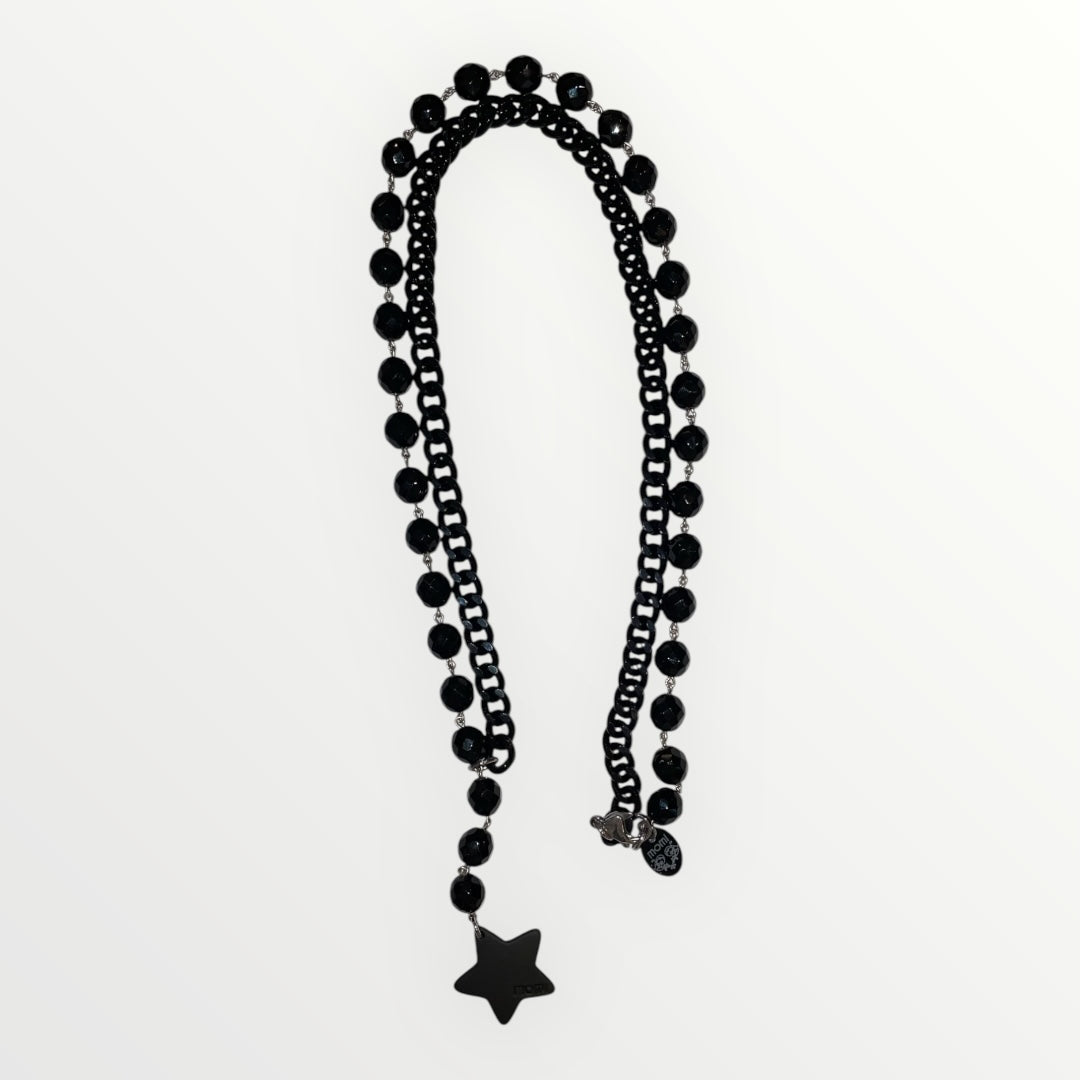 MOMI - COLLANA FRANCESCA GOMMA LUNGA STELLA