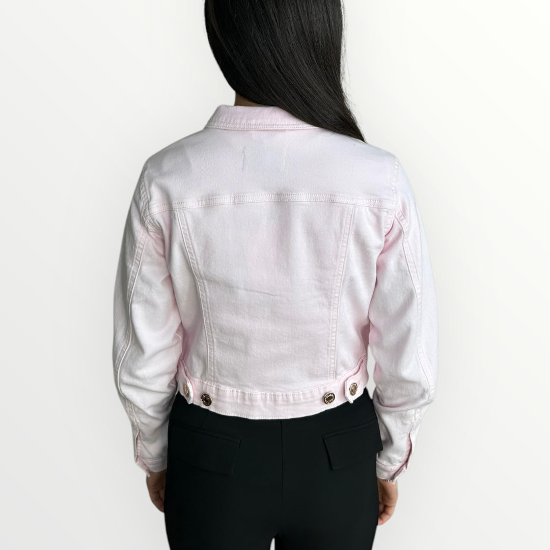 FRACOMINA - GIACCA CROP IN DENIM