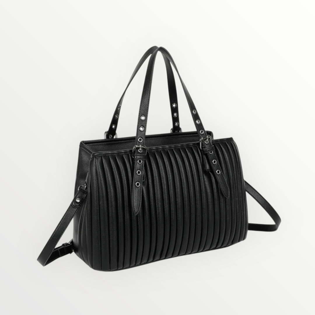 MIMI MUA' - BORSA SHOPPING PLISSETTATA